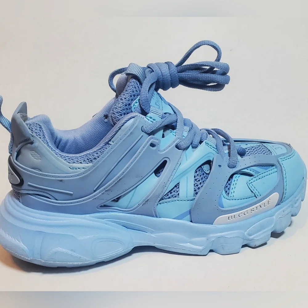 Unisex Blue MFCT BLCG Ultra Breathable Sports Sneakers Streetwear Athletic Shoes - Picture 4 of 10